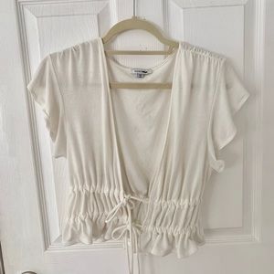 Fashionnova front tie blouse